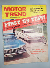 Load image into Gallery viewer, 1957-1959 The Motor Trend Magazines Lot

