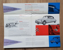 Load image into Gallery viewer, 1950s Citroen iD 19 Hydro-Pneumatic Brochure
