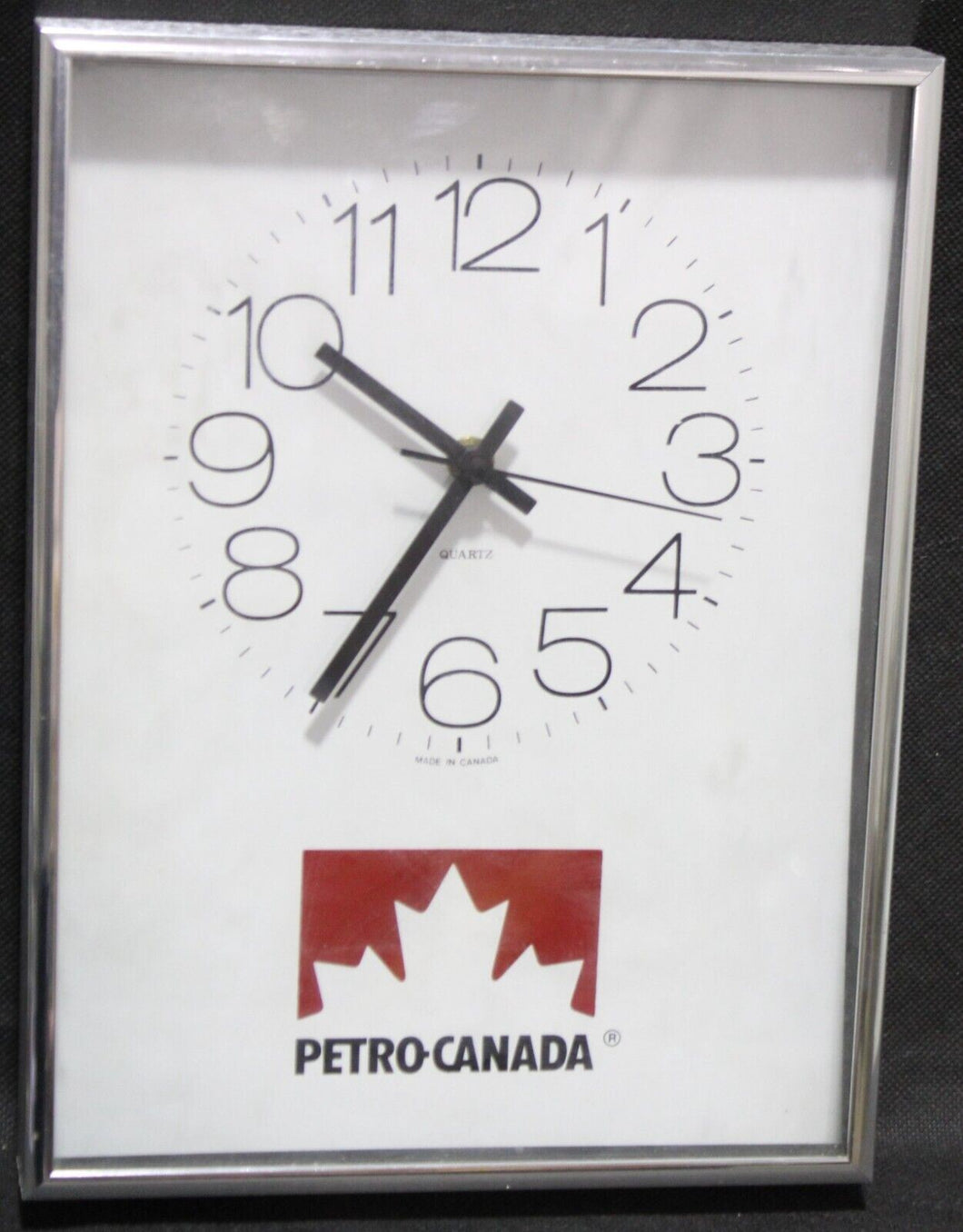 Vintage Petro-Canada Quartz Wall Clock, Made in Canada