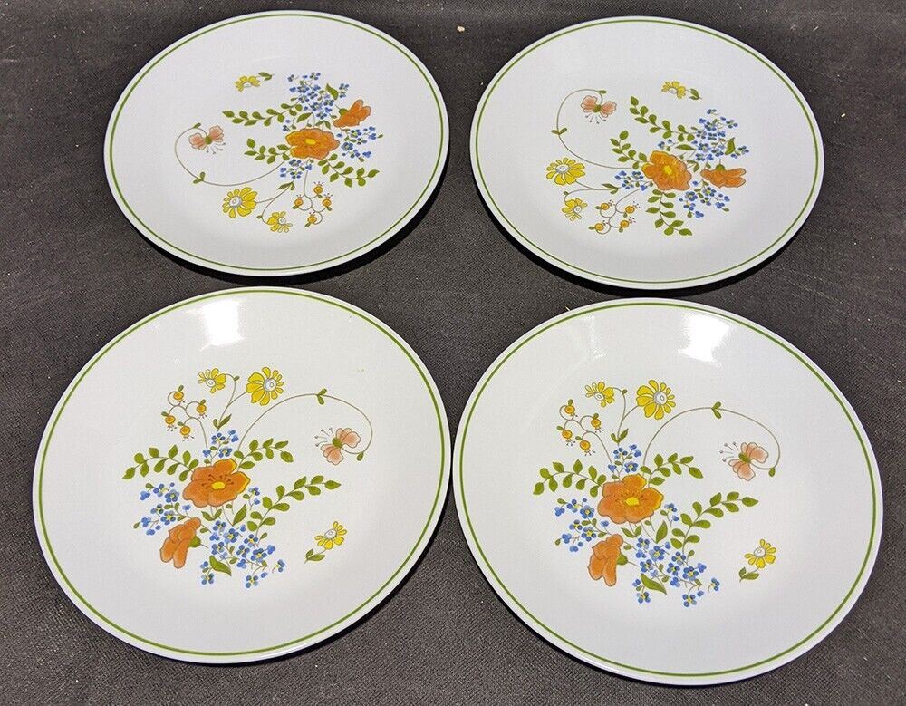 4 Corelle -- Wildflower -- Dinner Plates