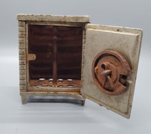 Load image into Gallery viewer, Vintage White Metal Star Safe Combination Coin Bank
