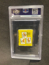 Load image into Gallery viewer, 1965 Topps Tom &amp; Jerry Tattoo Wax Pack - Yellow PSA GEM MT 10 65843681
