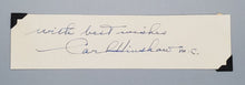 Load image into Gallery viewer, Californian Politician Carl Hinshaw Autograph Signed
