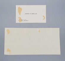Load image into Gallery viewer, Councilman James H. Garlick Autograph Signed
