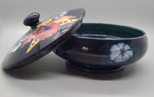Load image into Gallery viewer, Beautiful Vintage Moorcroft Lidded Bowl - Orchid In Springtime
