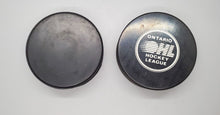 Load image into Gallery viewer, Hockey Pucks Lot - Topeka ScareCrows &amp; Barrie Colts
