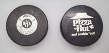 Load image into Gallery viewer, Hockey Pucks Lot - Peterborough Petes &amp; Barrie Colts
