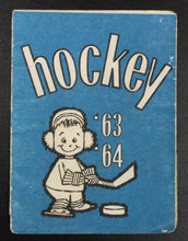 Load image into Gallery viewer, 1963-64 Crown Life Hockey NHL Schedule
