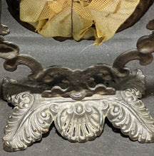 Load image into Gallery viewer, Art Nouveau Dresser Swinging Mirror Frame With Needlepoint Artwork
