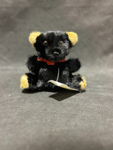 Load image into Gallery viewer, Mr. Leonard Black Colour Mink Toy Teddy Bear
