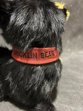 Load image into Gallery viewer, Mr. Leonard Black Colour Mink Toy Teddy Bear
