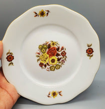 Load image into Gallery viewer, 8 Autumn Flowers Bread &amp; ButterPlates by Orion - Czechoslovakia
