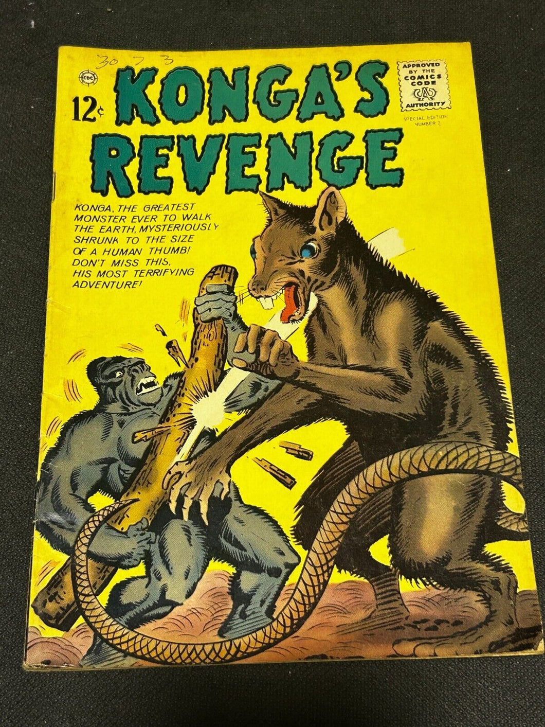 1963 Konga's Revenge Special Edition Number #2 F+ Steve Ditko Art