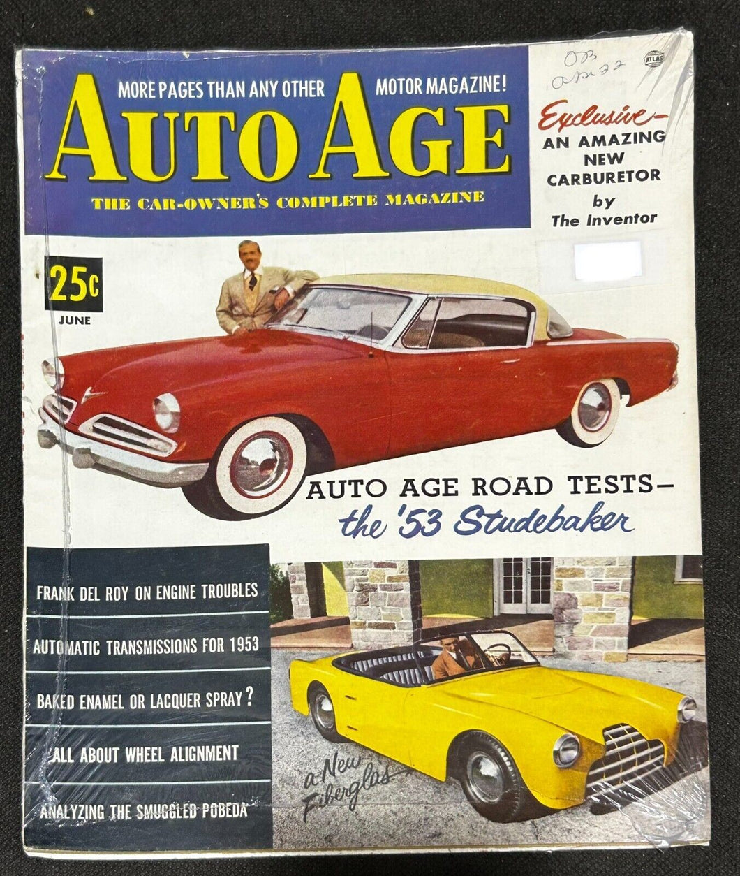 1953 June Auto Age Magazine, Excellent condition