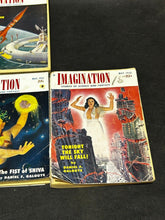 Load image into Gallery viewer, 1953 Imagination Stories of Science and Fantasy 4books, VG+ Condition
