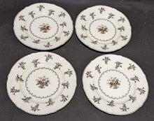 Load image into Gallery viewer, 4 Minton Dinner Plates - Byron, Wine Flowers - Made in England - 10.5&quot;
