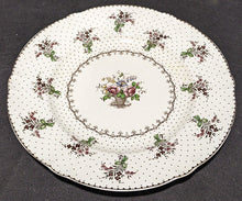 Load image into Gallery viewer, 4 Minton Dinner Plates - Byron, Wine Flowers - Made in England - 10.5&quot;
