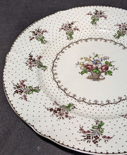 Load image into Gallery viewer, 4 Minton Dinner Plates - Byron, Wine Flowers - Made in England - 10.5&quot;
