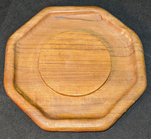 Load image into Gallery viewer, Vintage Octagonal Teak Cutting Board by Gailstyn Sutton - Thailand - Footed
