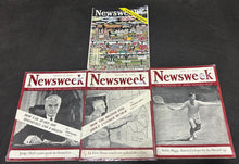 Load image into Gallery viewer, Vintage 1939-67 Newsweek Magazines lot of 4 , EX condition
