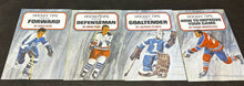 Load image into Gallery viewer, 1970 Hockey Tips Books for Forward, Defence, Goaltender, Improve your Game, VG
