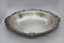 Load image into Gallery viewer, Antique Silver Plated Rideau Plate Entree Dish &amp; Cover
