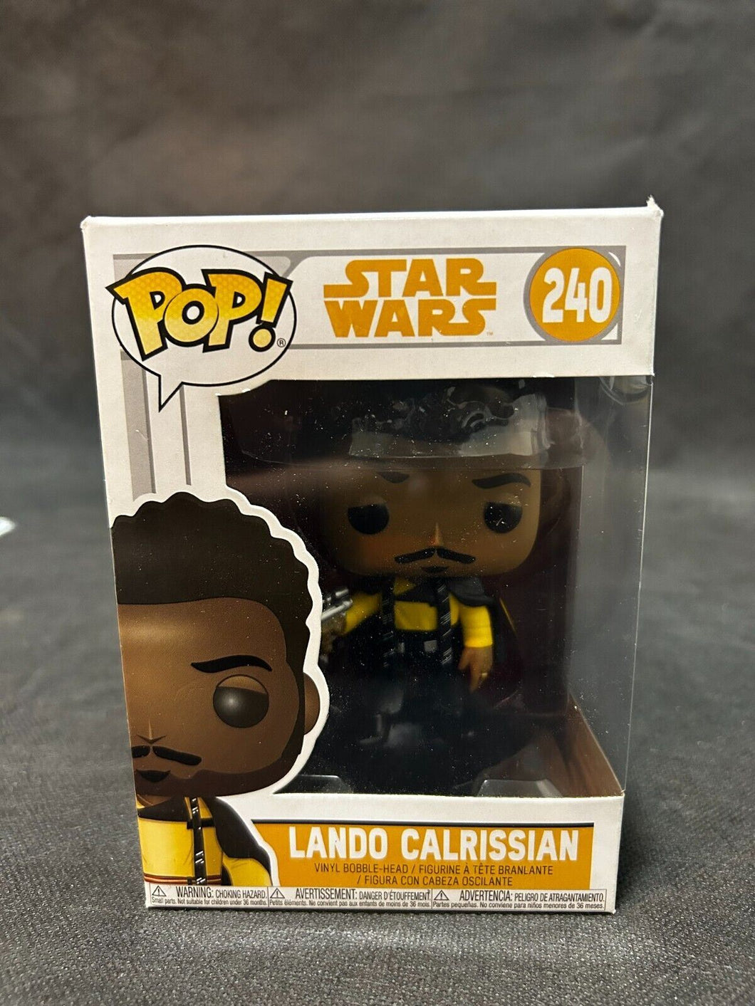 Funko Pop Star Wars Lando Calrissian Vinyl Bobblehead, EX