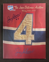 Load image into Gallery viewer, 2005 The Jean Beliveau Auction Catalog signed by Jean Beliveau
