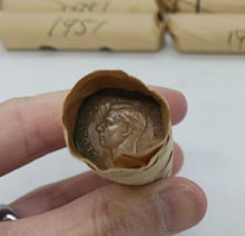 Load image into Gallery viewer, 1951 Canadian Pennies (50 coins per roll) 10 Rolls
