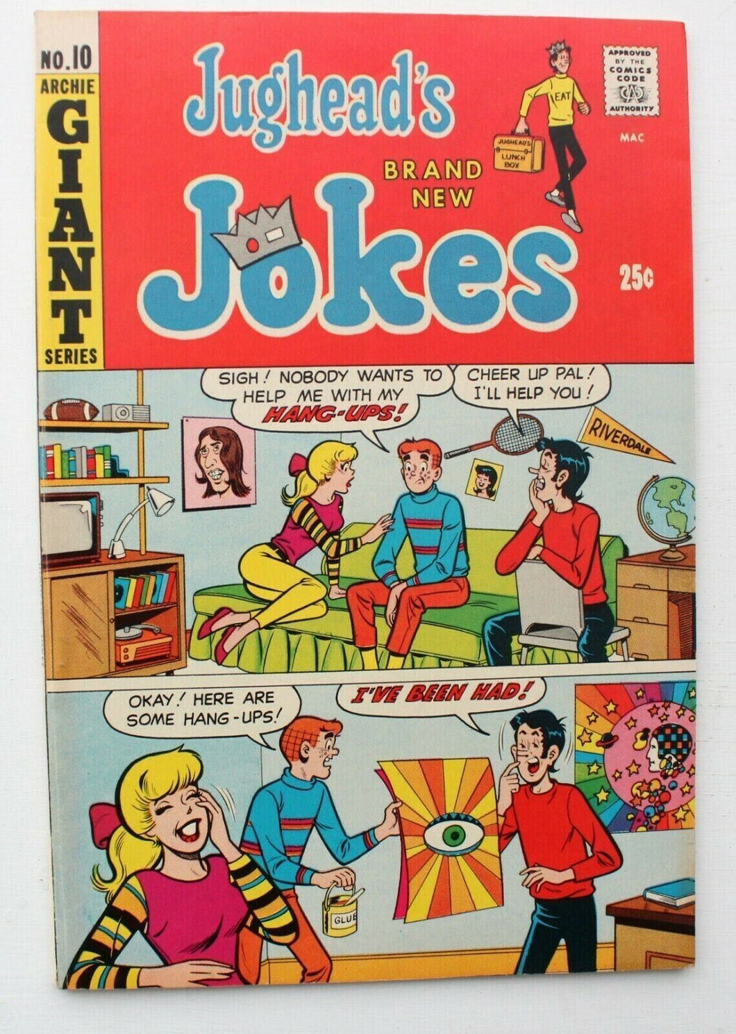 Jughead's Jokes (1967 Series) #10 in VF- Shape