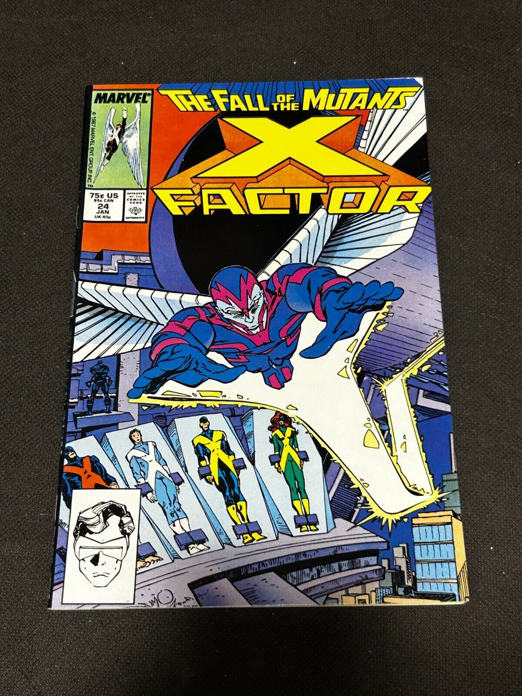1987 Marvel Comics The Falls of the Mutants X Factor Issue 24 , EX+