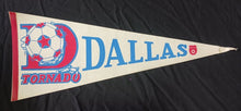 Load image into Gallery viewer, Dallas Tornado - NASL North American Soccer League 30&quot; Pennant
