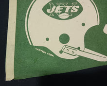 Load image into Gallery viewer, 1960s New York Jets Single Bar - NFL National Football League 30&quot; Pennant
