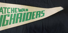 Load image into Gallery viewer, Saskatchewan Roughriders Single Bar - CFL Canadian Football League 30&quot; Pennant
