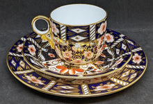 Load image into Gallery viewer, ROYAL CROWN DERBY Bone China Demitasse Trio Set - Imari 2451

