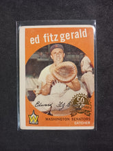 Load image into Gallery viewer, 2008 Topps Heritage 50th Anniversary 1959 Buybacks #33 Ed Fitzgerald White Back
