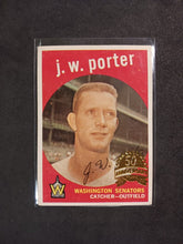 Load image into Gallery viewer, 2008 Topps Heritage 50th Anniversary 1959 Buybacks #246 J.W. Porter White Back
