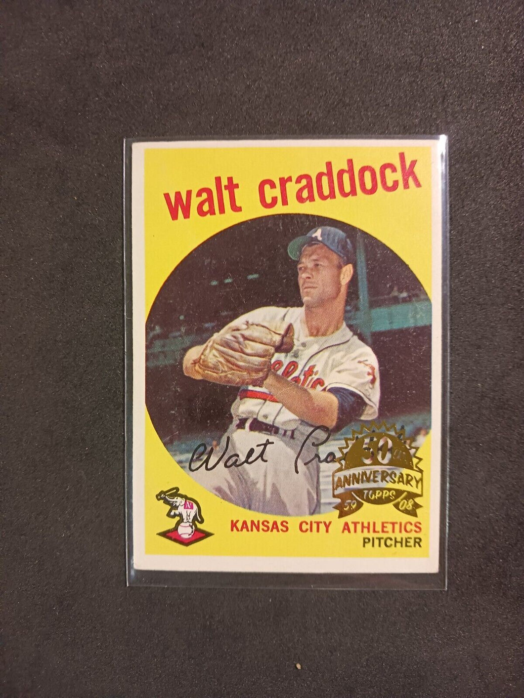 2008 Topps Heritage 50th Anniversary 1959 Buybacks #281 Walt Craddock White Back