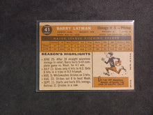 Load image into Gallery viewer, 2009 Topps Heritage 50th Anniversary 1960 Buybacks #41 Barry Latman White Back
