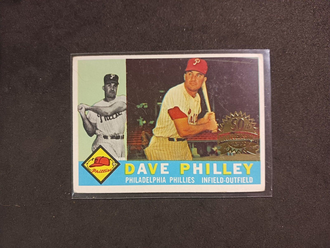 2009 Topps Heritage 50th Anniversary 1960 Buybacks #52 Dave Philley White Back