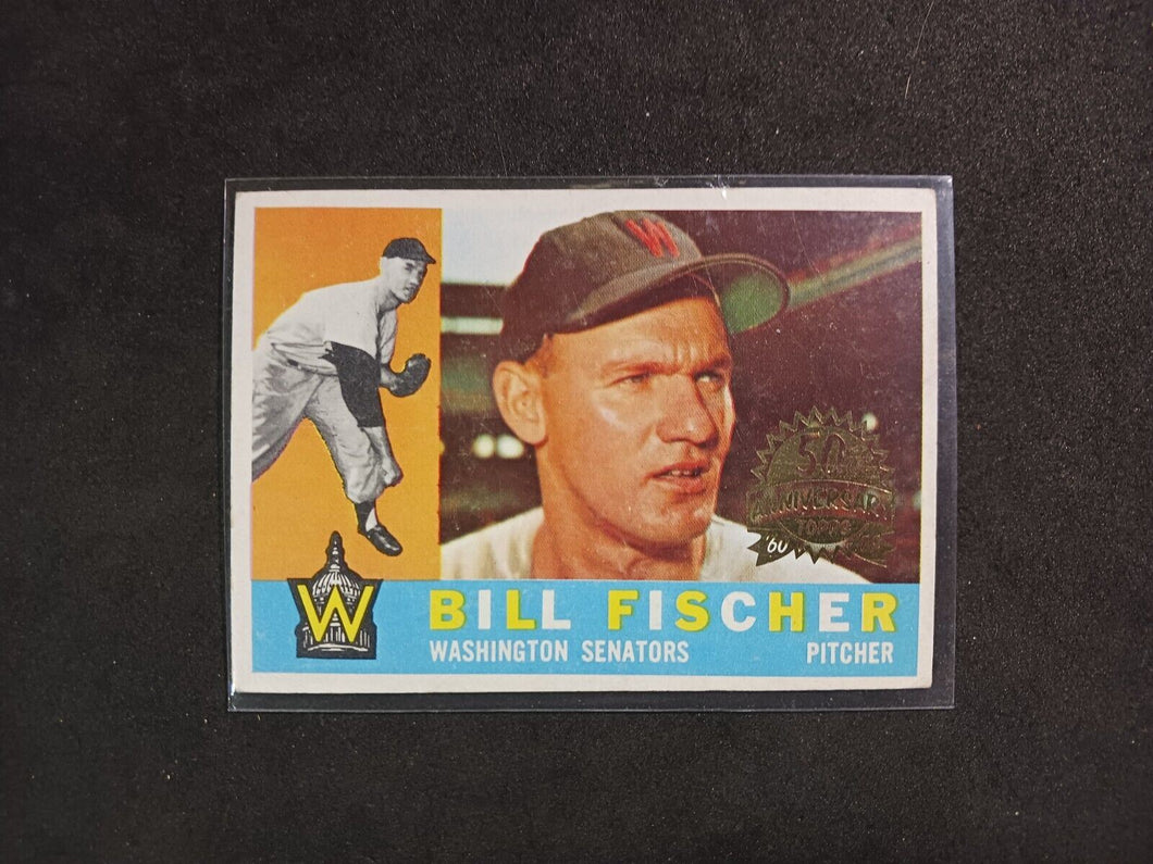 2009 Topps Heritage 50th Anniversary 1960 Buybacks #76 Bill Fischer White Back A