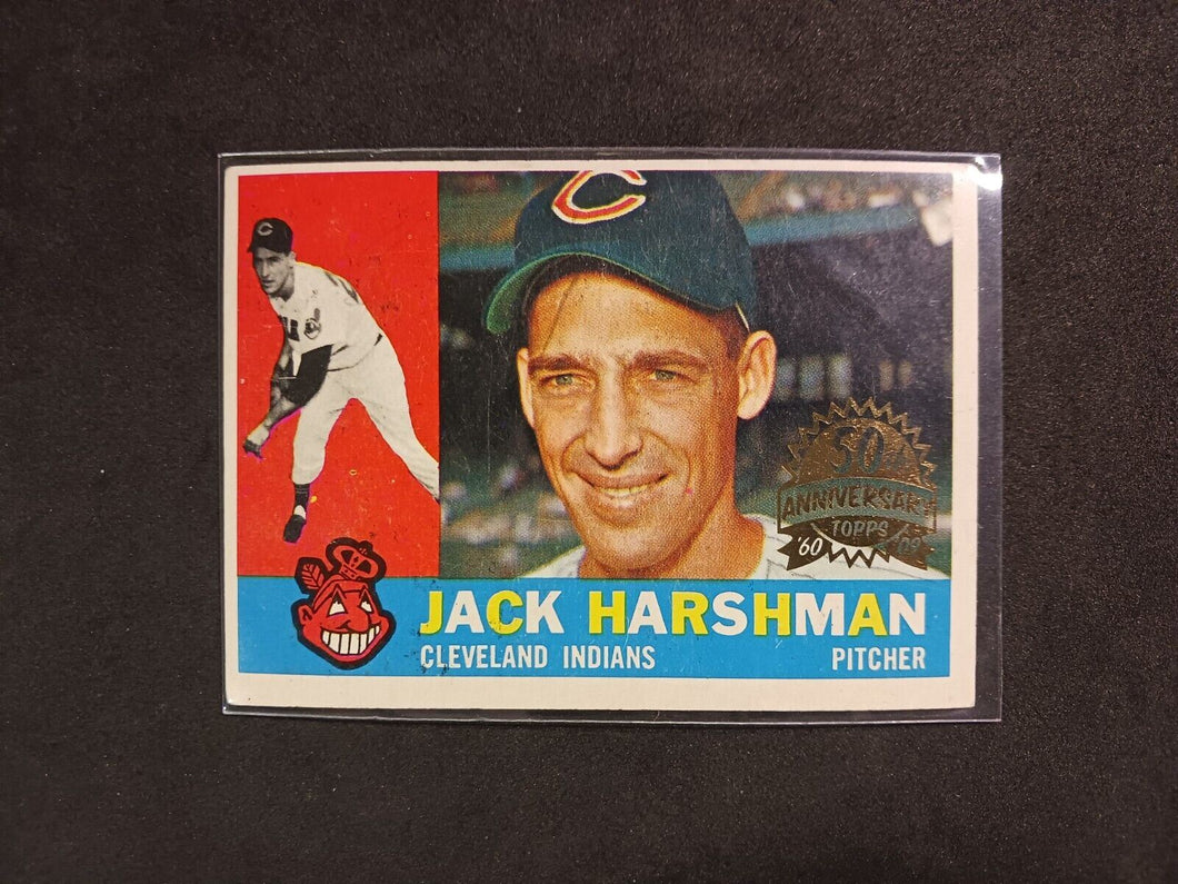 2009 Topps Heritage 50th Anniversary 1960 Buybacks #112 Jack Harshman Brown Back