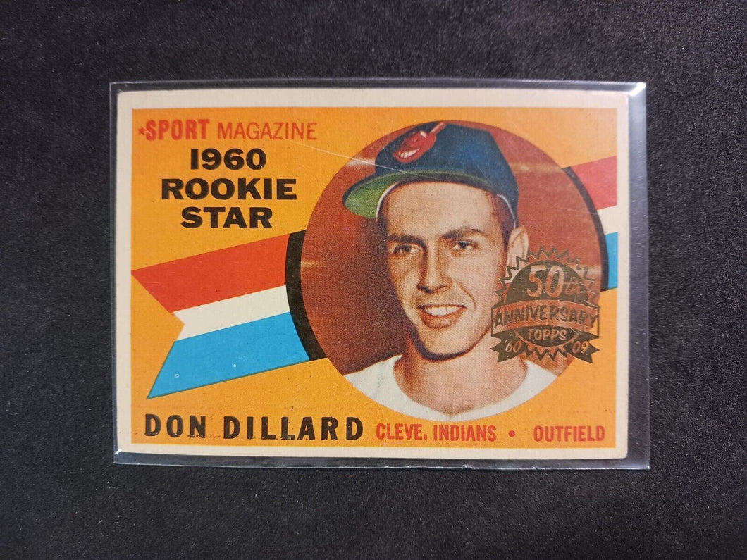 2009 Topps Heritage 50th Anniversary 1960 Buybacks #122 Don Dillard Brown Back B