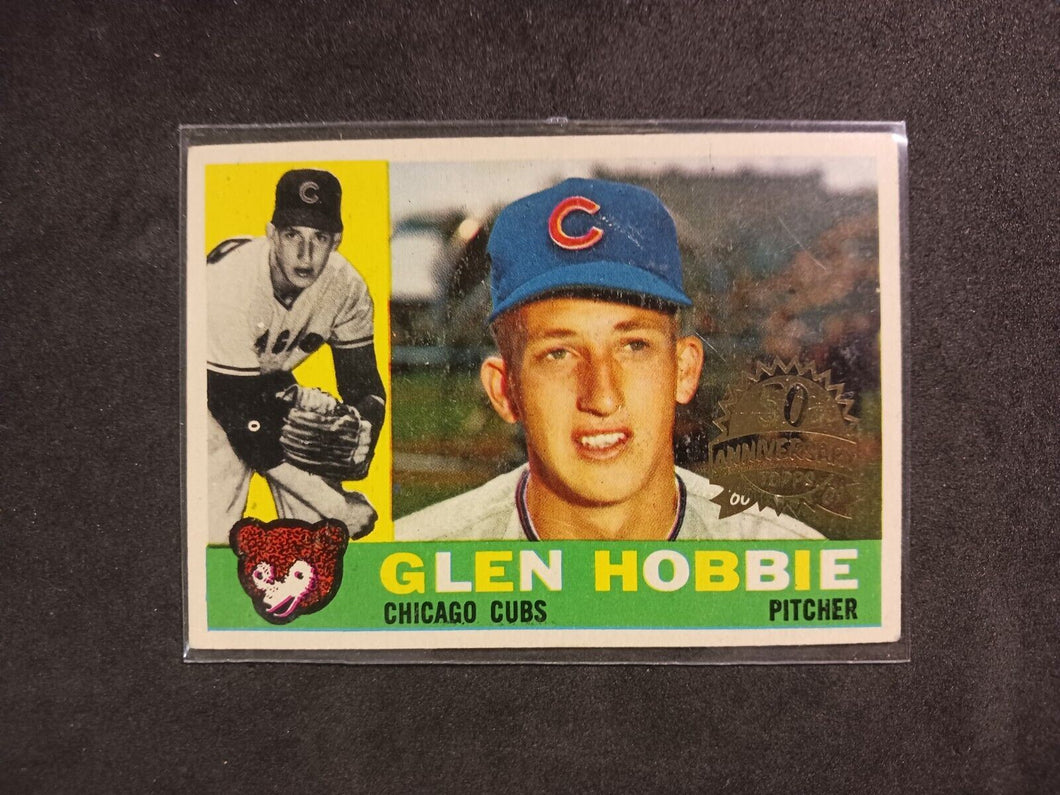 2009 Topps Heritage 50th Anniversary 1960 Buybacks #182 Glen Hobbie Brown Back