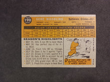 Load image into Gallery viewer, 2009 Topps Heritage 50th Anniversary 1960 Buybacks #190 Gene Woodling Brown Back
