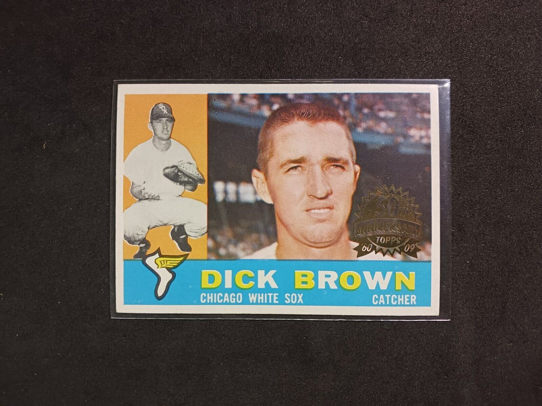 2009 Topps Heritage 50th Anniversary 1960 Buybacks #256 Dick Brown White Back B