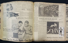 Load image into Gallery viewer, 1941-1943 Best Extraordinary Vintage Scrapbook on Boxing (18.5&quot;x18.5&quot;x3&quot; thick)
