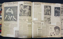 Load image into Gallery viewer, 1941-1943 Best Extraordinary Vintage Scrapbook on Boxing (18.5&quot;x18.5&quot;x3&quot; thick)
