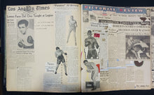 Load image into Gallery viewer, 1941-1943 Best Extraordinary Vintage Scrapbook on Boxing (18.5&quot;x18.5&quot;x3&quot; thick)
