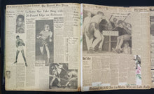 Load image into Gallery viewer, 1941-1943 Best Extraordinary Vintage Scrapbook on Boxing (18.5&quot;x18.5&quot;x3&quot; thick)
